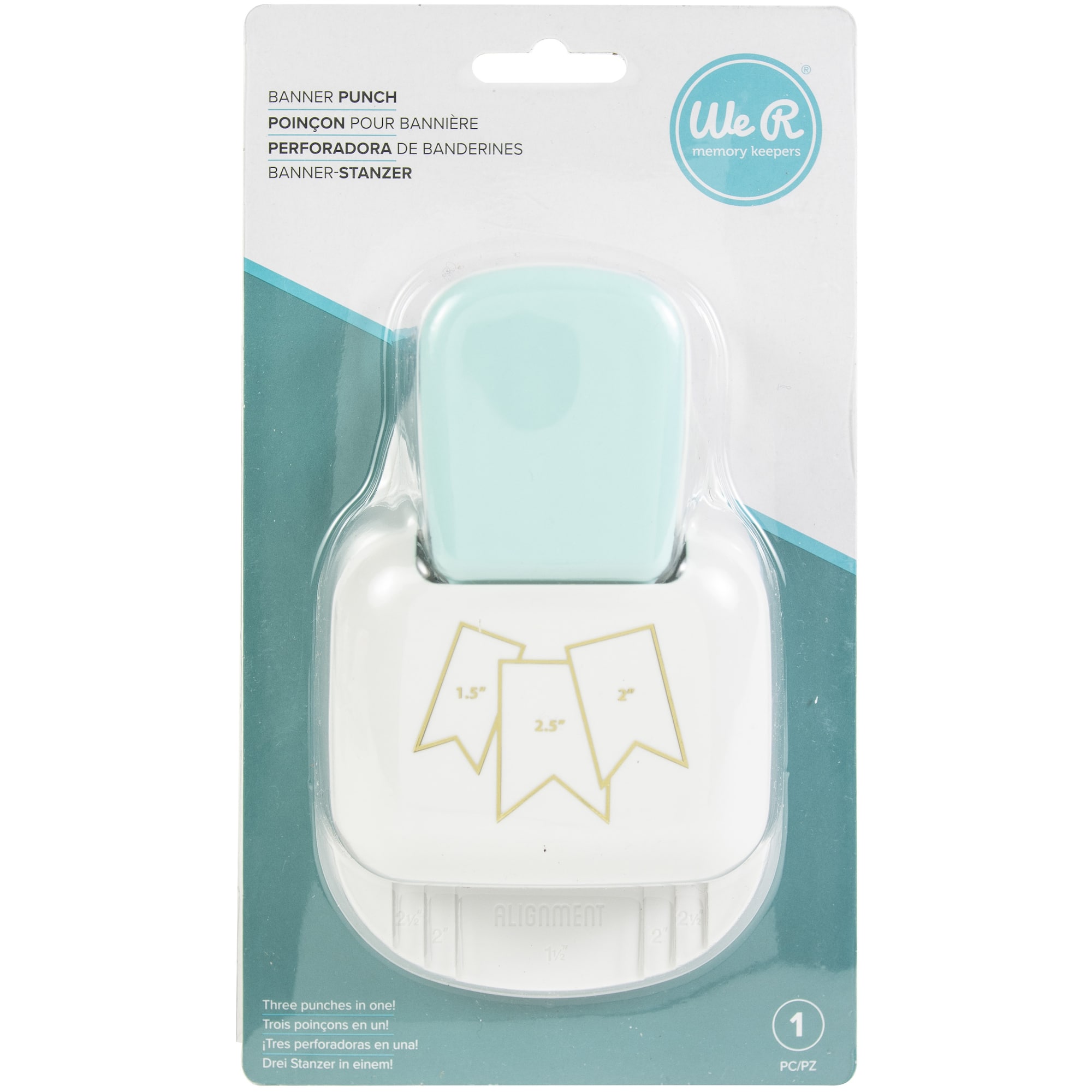 We R Memory Keepers® 3-in-1 Banner Tag Punch